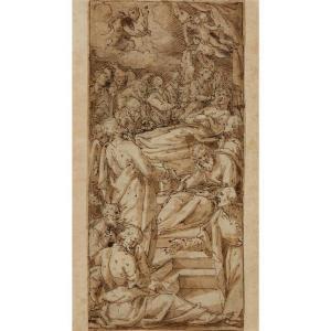 DELLA ROVERE,IL FIAMMENGHINO Giovanni Battista I 1561-1630,DEATH OF A SAINT,Freeman US 2017-01-23