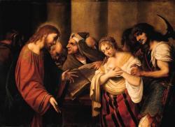 DELLA VECCHIA Pietro Muttoni 1603-1678,Christ and the Woman taken in Adultery,Christie's 2000-07-07