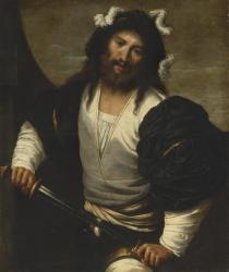 DELLA VECCHIA Pietro Muttoni 1603-1678,MAN DRAWING A SWORD,Sotheby's GB 2013-01-31