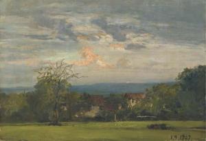 DELLEANI Lorenzo 1840-1908,September Landscape,1907,Christie's GB 2005-04-19