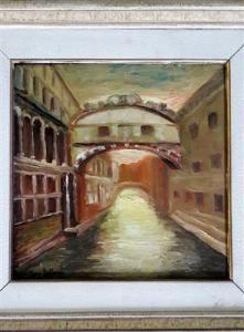 DELLEANI Luigi 1918-1997,Venezia, Ponte dei Sospiri,1949,L'Alfiere IT 2016-12-16