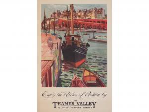 DELMONTE Koert 1913-1982,Enjoy the Riches of Britain by The Thames Valley T,Onslows GB 2020-11-26