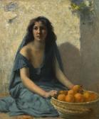DELOBBE Francois Alfred 1835-1920,FRENCH THE ORANGE SELLER,Sotheby's GB 2018-12-12