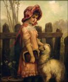 DELORME Julien Paul 1788,LITTLE GIRL WITH SHEEP,Susanin's US 2007-09-15