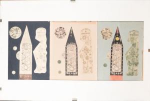DELPECH JEAN 1916-1988,Réunion de trois estampes,1916,Geoffroy-Bequet FR 2017-05-13