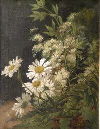 DELRUS A,A still life composition with daisies and other wild flowers,Halls GB 2009-05-01