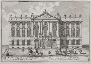 DELSENBACH Johann Adam 1687-1765,Des Fürstlichen Trauthsonischen Gebäudes vordere ,Palais Dorotheum 2021-11-18