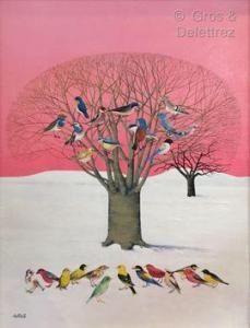 Delteil Maite 1933,L\’arbre aux oiseaux,Gros-Delettrez FR 2021-04-02