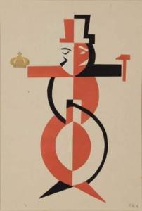 DELTOR Fred,Scène cubiste,1928,Coutau-Begarie FR 2009-12-07