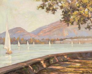 deluc john henri 1868-1958,Vue du Lac,Piguet CH 2022-06-15