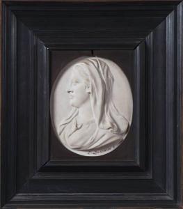 DELVAUX Laurent 1696-1778,Profil de la Vierge,VanDerKindere BE 2015-12-15