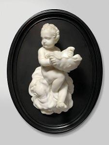 DELVAUX Laurent 1696-1778,Putto assis sur un nuage et tenant une coquille,VanDerKindere 2016-05-24