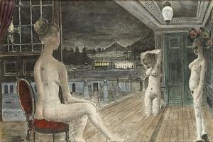 DELVAUX Paul 1897-1994,"Le soir tombe".,1969,Campo & Campo BE 2008-04-29