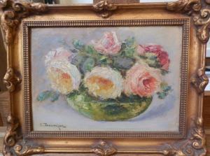 DELVIGNE Julien 1900-1900,Bouquet de roses,Millon & Associés FR 2013-10-07