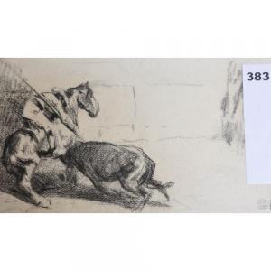 DELVIN Jean Joseph 1853-1922,scène de tauromachie,Herbette FR 2020-10-08