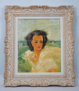 DEMAREST Suzanne 1900-1985,Portrait de femme,Morand FR 2023-06-27