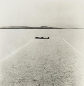 DEMARIA Walter 1935-2013,Two Parallel Lines, 12 Ft apart in chalk, Nevada,1968,Sotheby's 2022-04-06