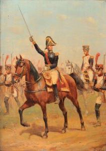 demarle 1800-1800,Trompette de grenadier à cheval et Maréchal Gérard.,Aguttes FR 2011-10-06