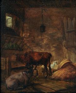 DEMARNE Jean Louis 1752-1829,Animals in the Barnstable,Stahl DE 2013-02-23