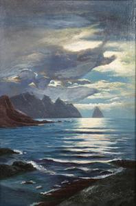 DEMEL Franz 1878-1947,Rolling Waves in the Moonlight,Clars Auction Gallery US 2018-06-17