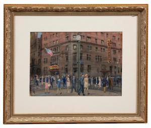 DEMETROPOULOS Charles 1912-1976,Hotel Touraine, Boston,1941,Neal Auction Company US 2023-01-11