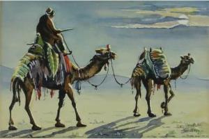 DEMON 1900-1900,Camels in the desert,Burstow and Hewett GB 2015-10-21