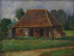 DEMORY Charles Théophile 1833-1895,Cottage in Summer,Clars Auction Gallery US 2019-01-20