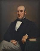 DEMORY Charles Théophile 1833-1895,Portrait of a Gentleman,1868,Leonard Joel AU 2013-06-17