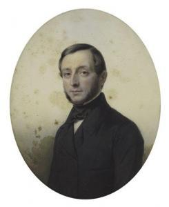 DEMOUSSY Augustin Luc 1809-1880,Ritratto di gentiluomo,1851,Meeting Art IT 2015-11-05