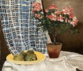 DENEIKA Aleksandr 1899-1969,Still Life with Azalea and Apples,1937,MacDougall's GB 2012-05-27