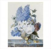 Denevers Adèle 1800-1800,Vase de fleurs sur un entablement,Anaf Arts Auction FR 2008-04-07