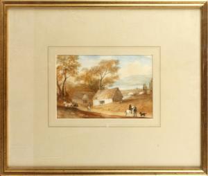 DENHAM John Charles 1700-1800,Rural landscape with figures,Bonhams GB 2013-10-30