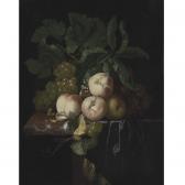 DENIES Isaac 1647-1690,still life of peaches and bunches of grapes restin,Sotheby's GB 2006-05-18