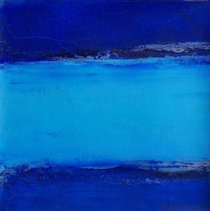 DENIS Catherine 1900-1900,Abstrait bleu,Neret-Minet FR 2009-11-21