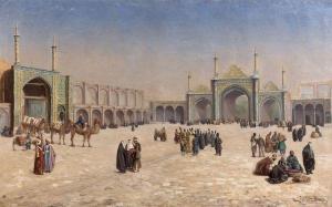 DENIS Luizo 1800-1800,Place animée (Samarkand),Piasa FR 2012-06-15