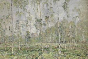 DENISOV Vasili Ivanovich 1862-1921,Landscape with trees,Bonhams GB 2016-11-30