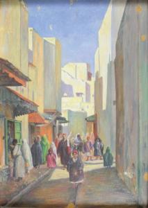 DENIZARD Orens 1879-1965,Dans les rues de Rabat, mars 191,Saint Germain en Laye encheres-F. Laurent 2018-05-27