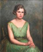 DENKMAN WENTWORTH Catherine 1865-1948,Portrait en buste de jeune femme,Millon & Associés 2019-05-17