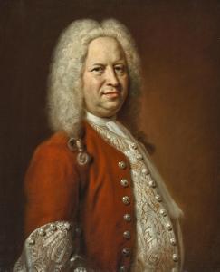DENNER Balthasar,Portrait of a gentleman, traditionally identified ,1734,Palais Dorotheum 2023-12-15