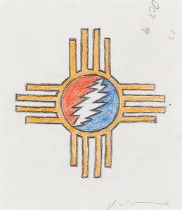 Dennis Larkins,Grateful Dead at The Downs,Santa Fe,1982,Bonhams GB 2011-03-10