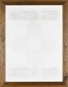 Dennis Larkins,Grateful Dead at The Downs,Santa Fe,1983,Bonhams GB 2011-03-10