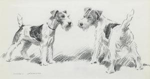 DENNIS Morgan 1892-1960,Wire Fox Terriers,Bonhams GB 2023-11-08