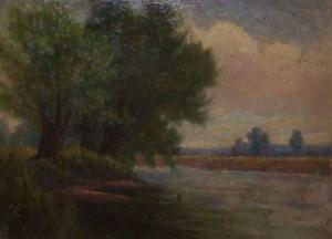 DENNIS Wesley 1903-1966,River Landscape,Keys GB 2009-10-09