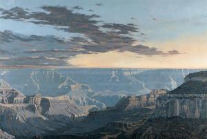 DENYS Frederick 1946,Large view of the Grand Canyon,Galerie Koller CH 2008-12-06