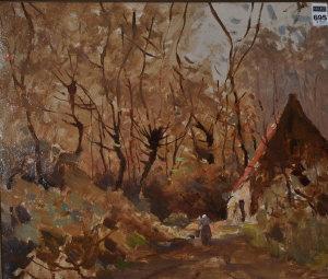 DEPASSE Emile 1882-1942,Figure on a Woodland Track,Shapes Auctioneers & Valuers GB 2010-10-02