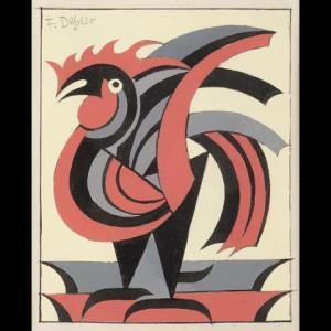 DEPERO Fortunato 1892-1960,Il gallo,1952,Il Ponte Casa D'aste Srl IT 2019-06-11