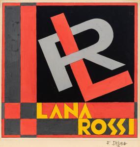 DEPERO Fortunato 1892-1960,Studio di pubblicità per Lana Rossi,Finarte IT 2025-07-10