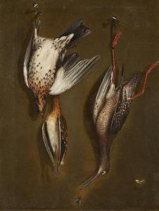 der BILTIUS Cornelis 1653-1706,Trompe l'oeil with Birds,Lempertz DE 2018-03-14