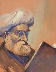 DER KIUREGHIAN Sumbat 1913-1999,Portrait of a Sheikh,1951,Bonhams GB 2021-03-09