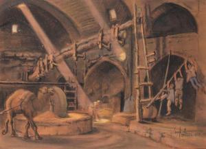 DER KIUREGHIAN Sumbat 1913-1999,The Camel Mill,1953,Bonhams GB 2020-11-24